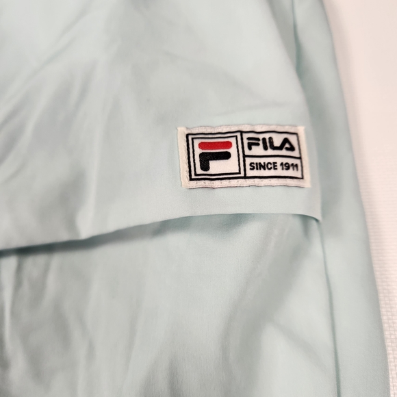 Fila Sky Blue Lined Jogger Pants With Logo - Picture 7 of 7